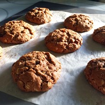 Овсянки шоколадные с бренди и изюмом 